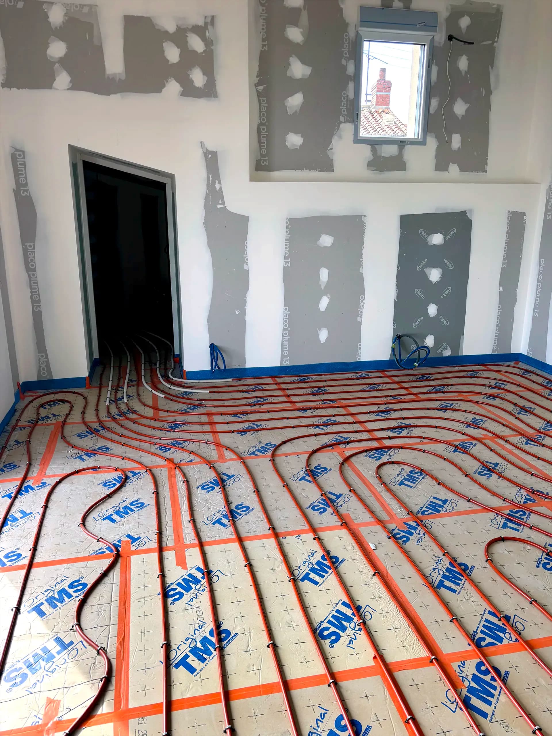 Photo de plancher chauffant